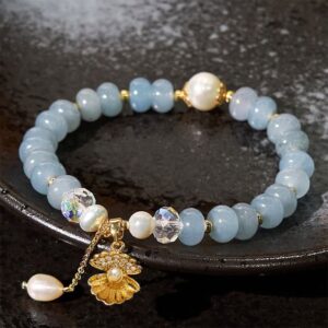 Aquamarine Bracelet | Your Quiet Daily Anchor for Gentle Clarity | AetherFate