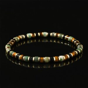 For When You Need Quiet Warmth | Hematite Tiger Eye Stones Support Bracelet | AetherFate