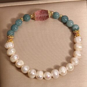 For When You Need Soft Joy — Strawberry Quartz Bracelet | AetherFate