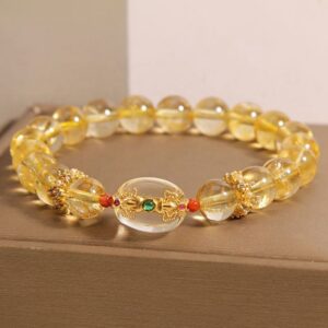 Rutilated Quartz Bracelet | Your Quiet Daily Anchor for Gentle Clarity | AetherFate