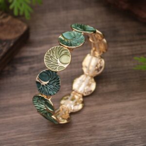 For When You Need Quiet Presence | The Tree Of Life Creation Enamel Alloy Bracelet | AetherFate