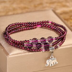 Garnet Bracelet | Your Quiet Daily Anchor for Quiet Resolve | AetherFate