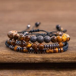For When You Need Steady Focus — Tiger Eye Bracelet | AetherFate