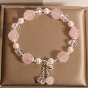 Gentle Clarity, Worn Daily. Crystal Bracelet by AetherFate