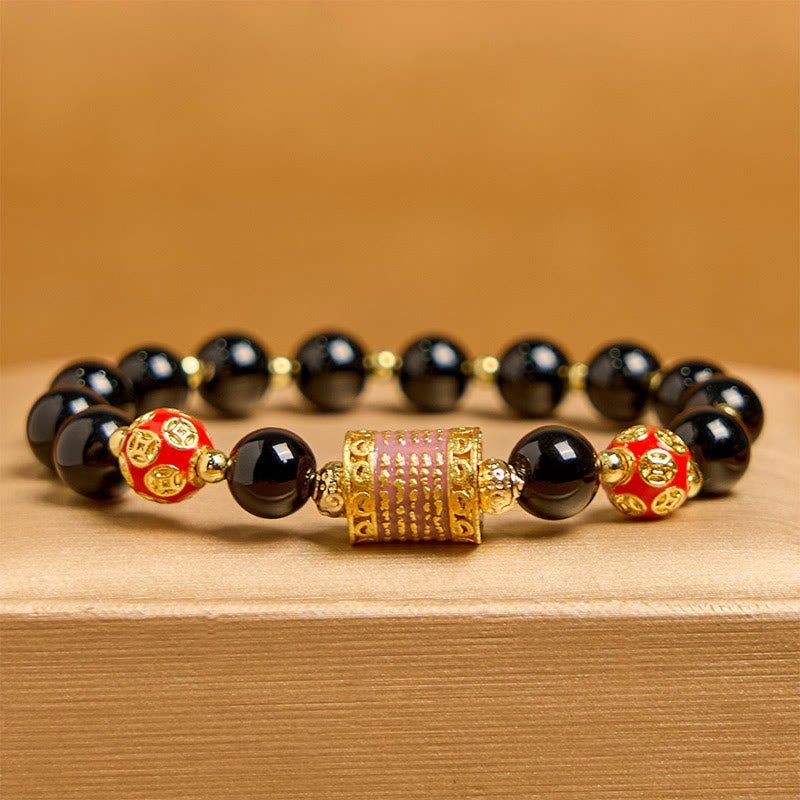 Quiet Warmth, Worn Daily. Copper & Onyx Bracelet by AetherFate - Image 3