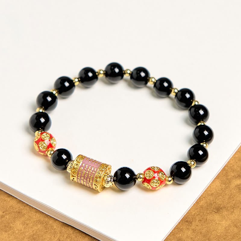 Quiet Warmth, Worn Daily. Copper & Onyx Bracelet by AetherFate - Image 4