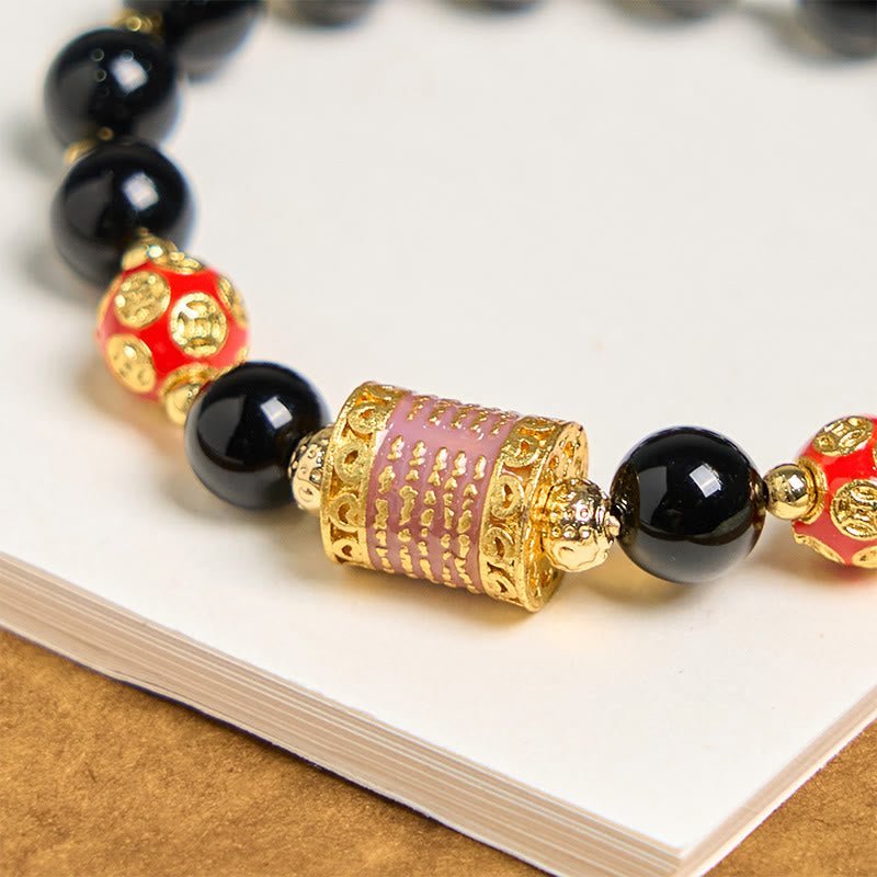 Quiet Warmth, Worn Daily. Copper & Onyx Bracelet by AetherFate - Image 5