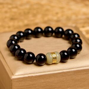 Quiet Grounding, Worn Daily. Onyx Bracelet by AetherFate