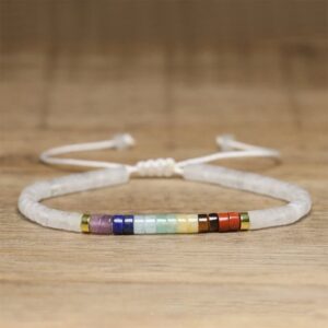 For When You Need Gentle Clarity — Clear Quartz & Onyx Bracelet | AetherFate