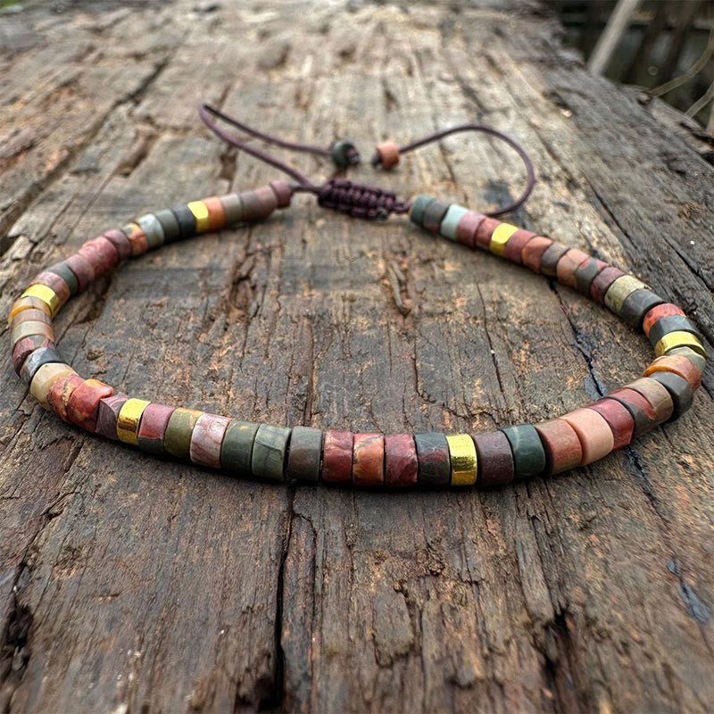 For When You Need Gentle Tenderness — Rhodonite Bracelet | AetherFate - Image 6