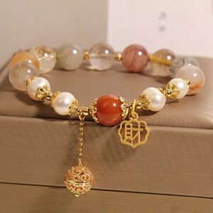 Gentle Clarity, Worn Daily. Rutilated Quartz Bracelet by AetherFate