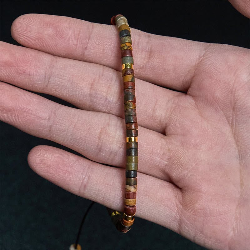 For When You Need Gentle Tenderness — Rhodonite Bracelet | AetherFate - Image 2
