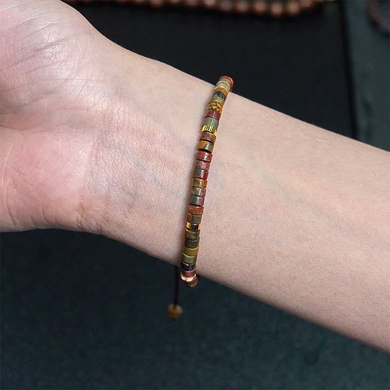 For When You Need Gentle Tenderness — Rhodonite Bracelet | AetherFate - Image 3
