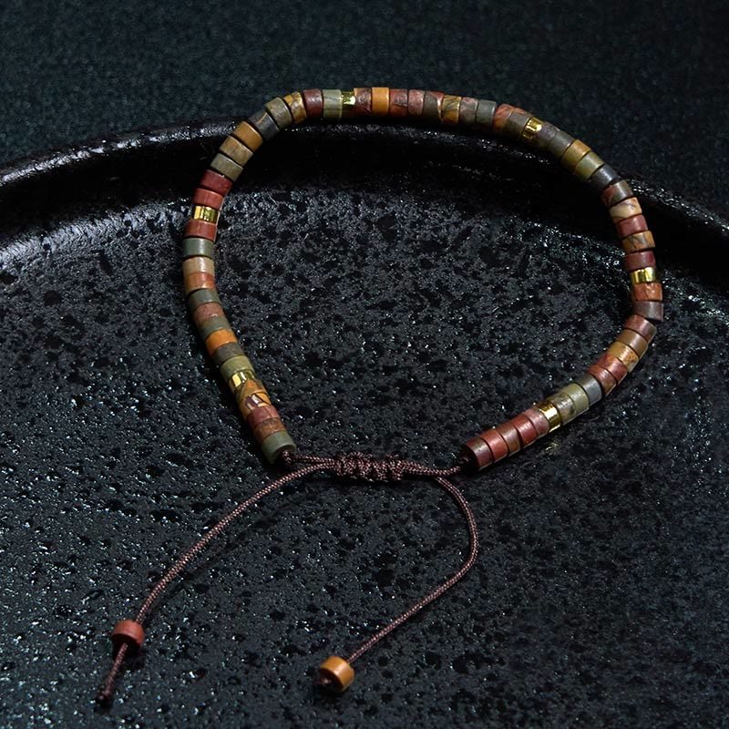 For When You Need Gentle Tenderness — Rhodonite Bracelet | AetherFate - Image 4