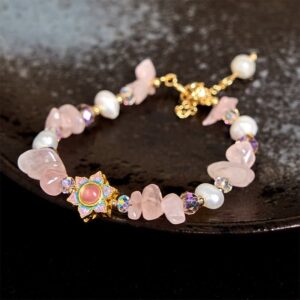 Gentle Tenderness, Worn Daily. Rose Quartz Bracelet by AetherFate
