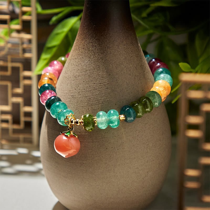Quiet Balance, Worn Daily. Agate & Tourmaline Bracelet by AetherFate - Image 4