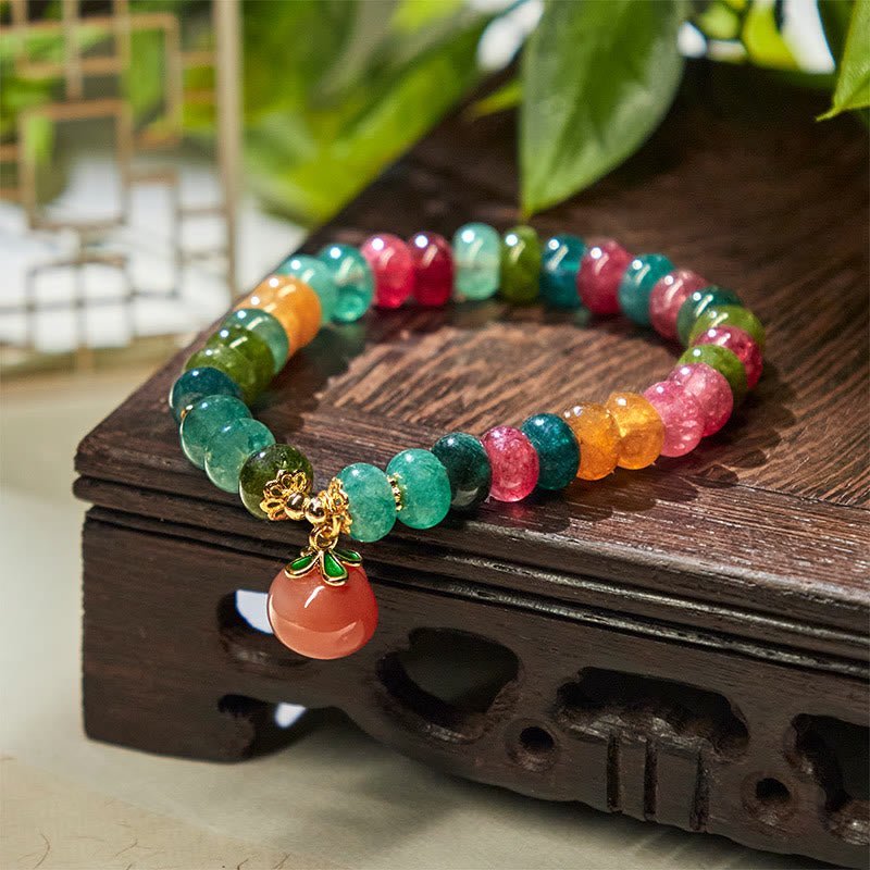 Quiet Balance, Worn Daily. Agate & Tourmaline Bracelet by AetherFate