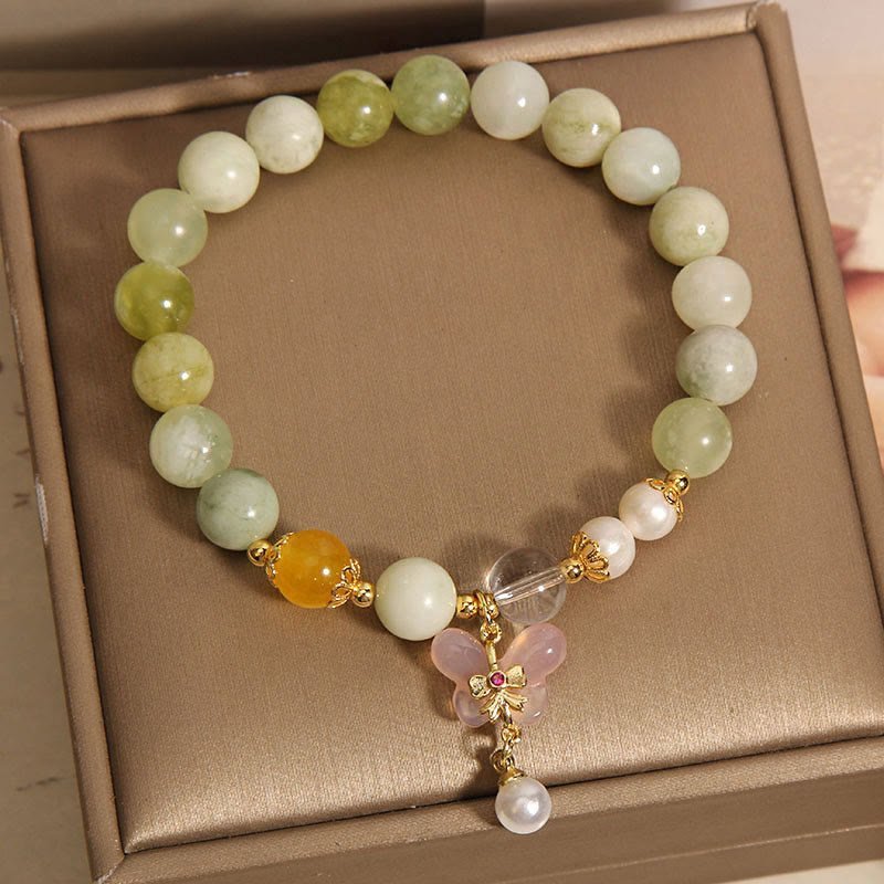 Quiet Balance, Worn Daily. Agate & Serpentine Bracelet by AetherFate - Image 7