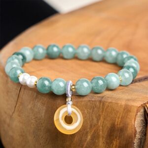 For When You Need Quiet Wisdom — Jade Bracelet | AetherFate