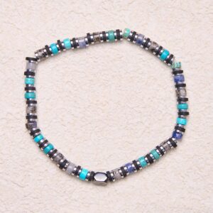 For When You Need Quiet Calm — Turquoise & Hematite Bracelet | AetherFate
