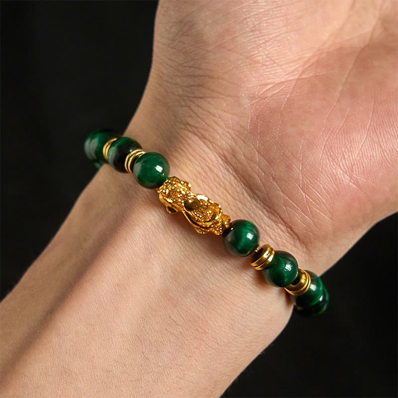 Steady Focus, Worn Daily. Tiger Eye Bracelet by AetherFate - Image 2