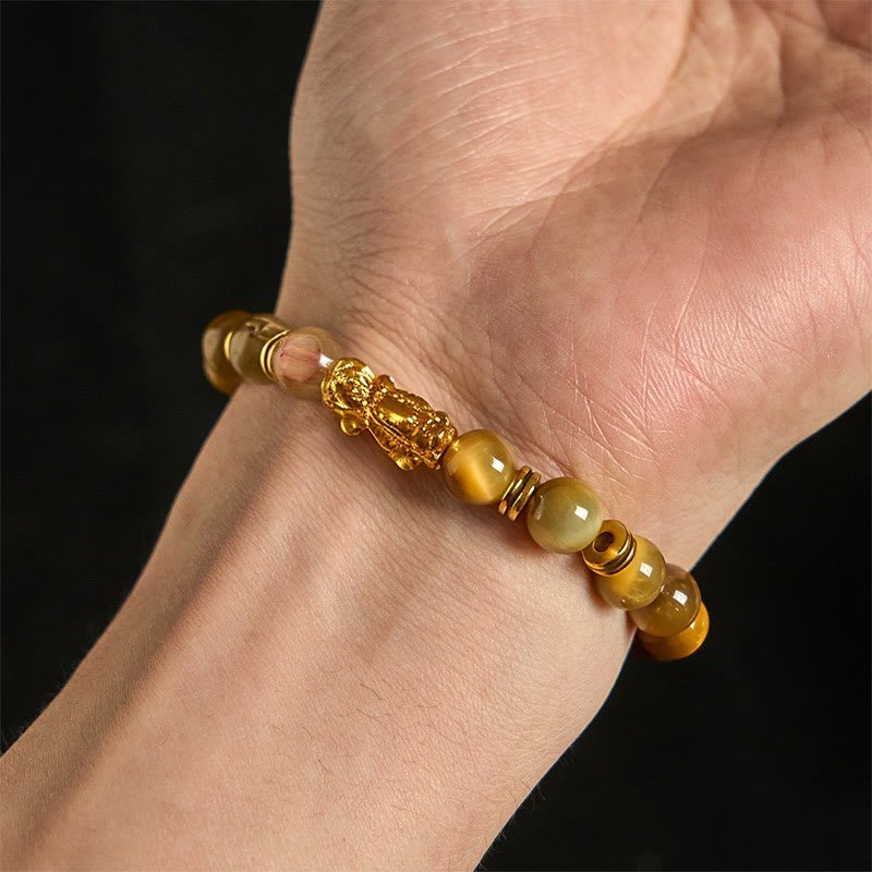 Steady Focus, Worn Daily. Tiger Eye Bracelet by AetherFate - Image 5