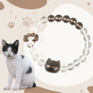 Clear Quartz & Smoky Quartz Bracelet | Your Quiet Daily Anchor for Gentle Clarity | AetherFate