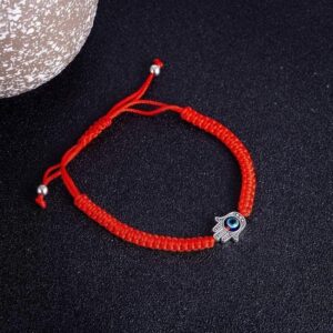 Hamsa Hand Red String Bracelet - Evil Eye Protection | AetherFate