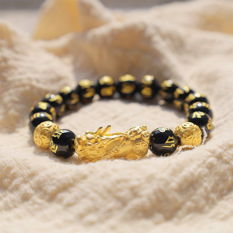 Inner Stillness, Worn Daily. space-warming Wealth-attuned Obsidian Bracelet | AetherFate - Image 14