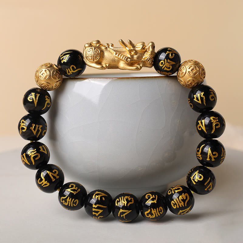 Inner Stillness, Worn Daily. space-warming Wealth-attuned Obsidian Bracelet | AetherFate - Image 13