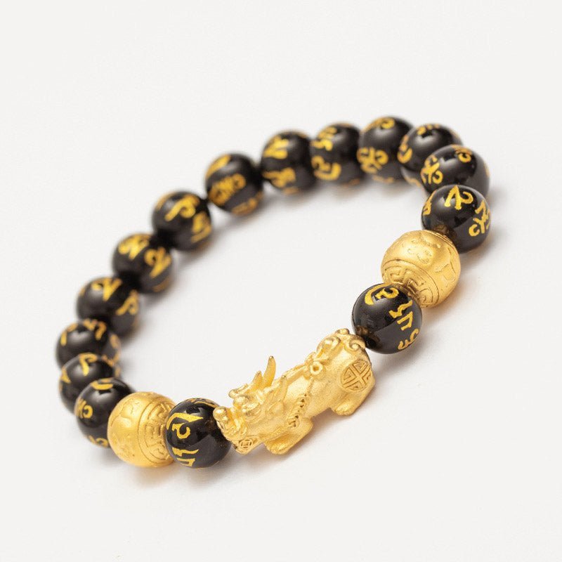 Inner Stillness, Worn Daily. space-warming Wealth-attuned Obsidian Bracelet | AetherFate - Image 16