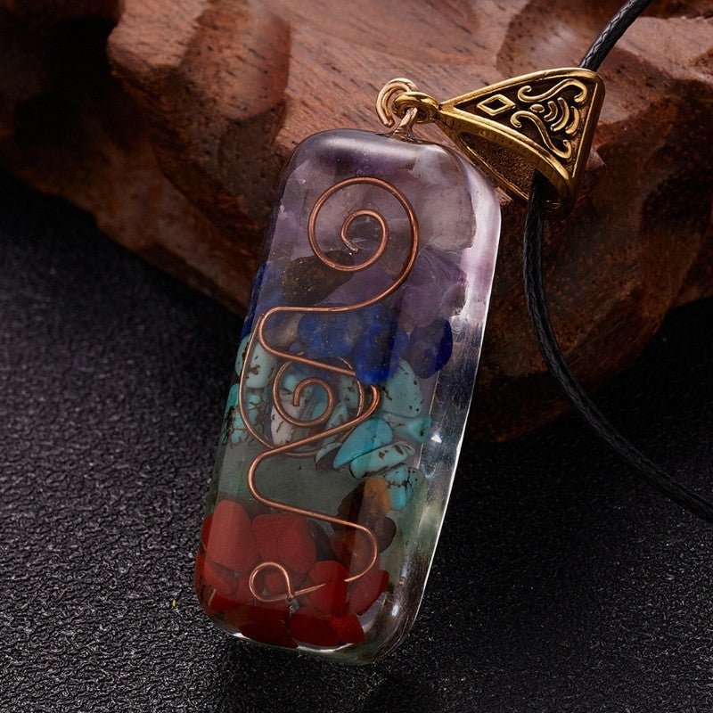 7 Orgone Necklace - & EMF Protection | AetherFate