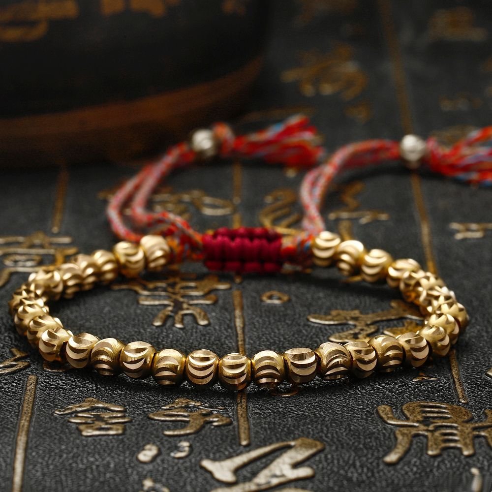 Copper Beads Tibetan Bracelet | AetherFate
