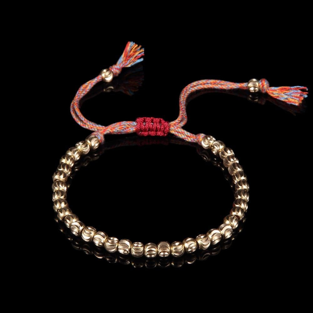 Copper Beads Tibetan Bracelet | AetherFate - Image 4