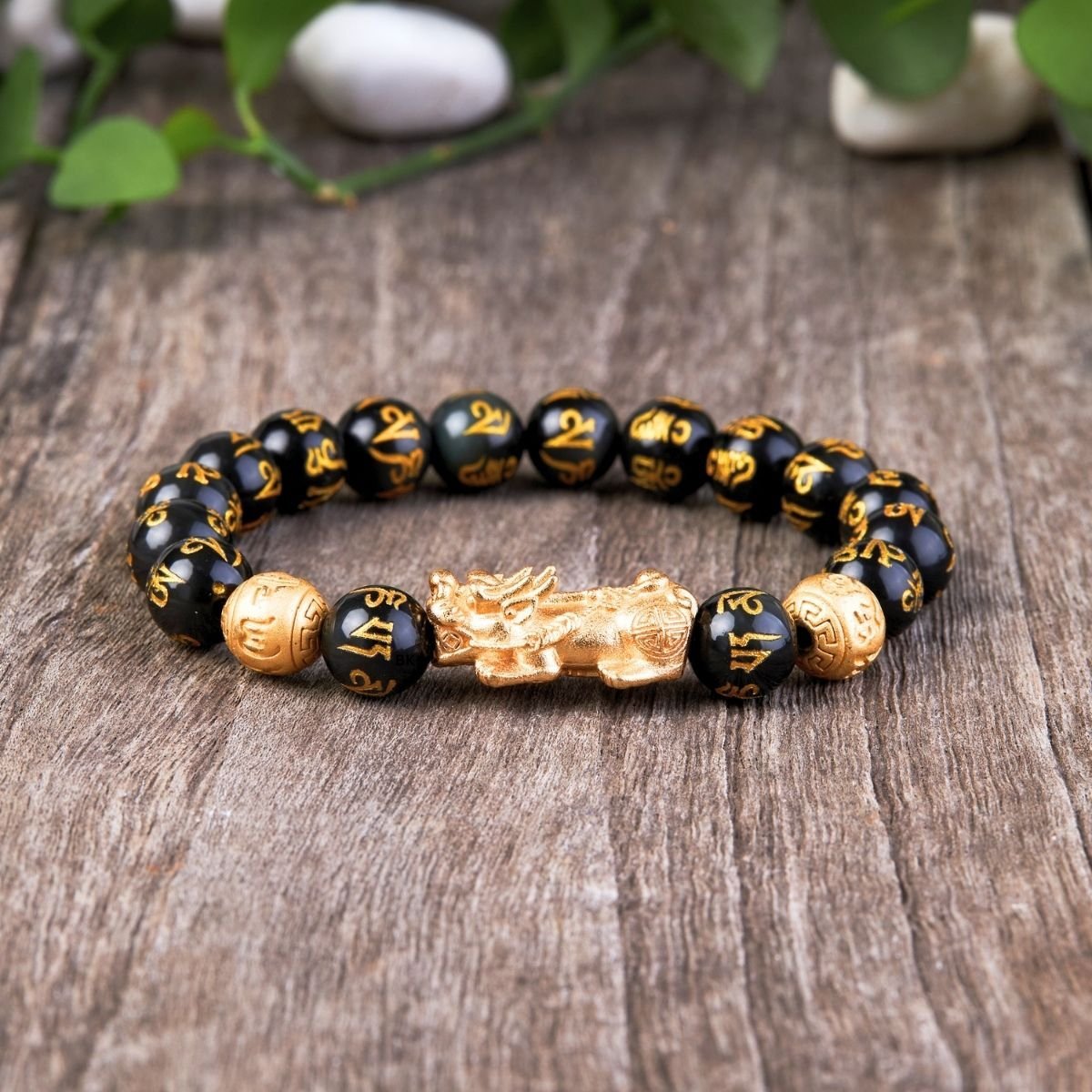 space-warming Bracelet - Wealth-attuned Black Obsidian Bracelet for Wealth | AetherFate - Image 5