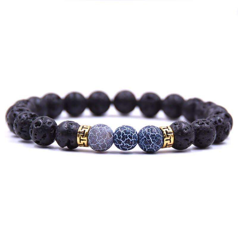 Grounding Lava Stone Bracelet - Calming & Grounding | AetherFate