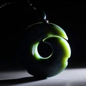 Hetian Jade Pendant Manifesting Necklace | AetherFate