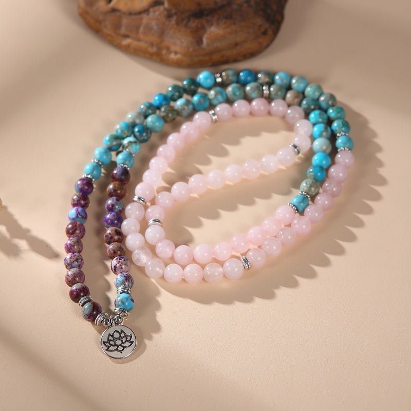 The Lotus of Calm Mala Beads | AetherFate - Image 5