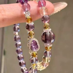 A Hint of Warm Focus, Worn Softly. | Amethyst Bracelet by AetherFate