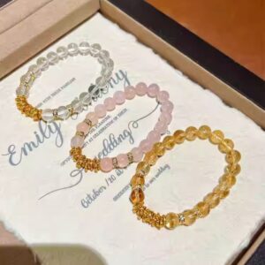 Mixed Crystal Bracelet | A Quiet Harmony of Soft Tones | AetherFate
