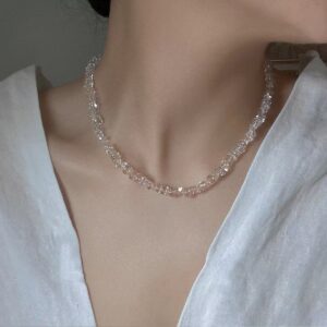 Cool Clear Quartz Necklace | AetherFate