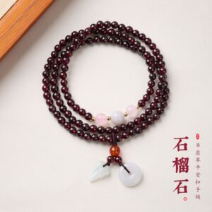 Evening Calm | Garnet Bracelet | AetherFate