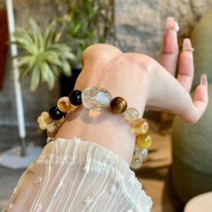 Focused Morning Reads | Tiger's Eye Bracelet by AetherFate