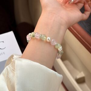 Grape Stone Bracelet | Gentle Charm in Cool Tones | AetherFate