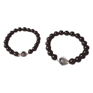Black Obsidian Bracelet | Subtle Shimmer in Quiet Darkness | AetherFate
