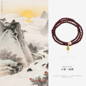 Quiet Depth, Worn Daily. | Garnet Bracelet by AetherFate