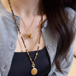 Tiger's Eye Necklace | Your Quiet Daily Anchor for Steady Focus | AetherFate