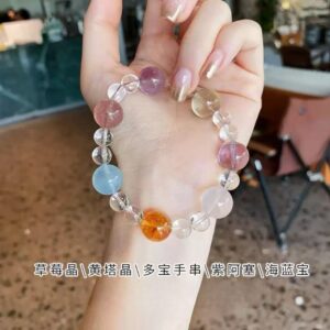 Amethyst Bracelet | A Timeless Strand of Deep Violet | AetherFate